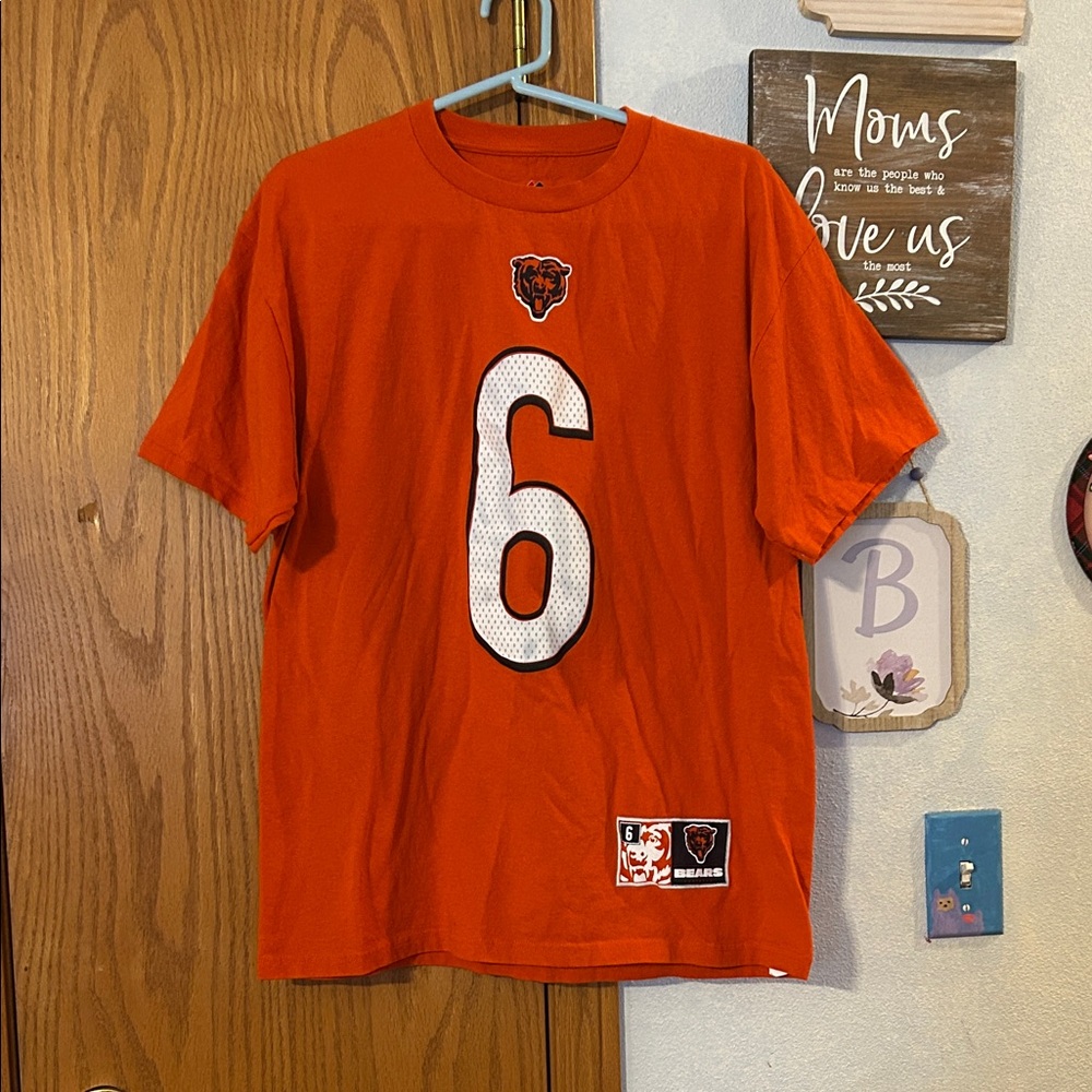 Majestic Chicago Bears Orange T-Shirt